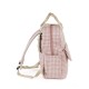 Walking Mum Rucksack Τσάντα Backpack Με Αλλαξιέρα I Love Vichy Pink