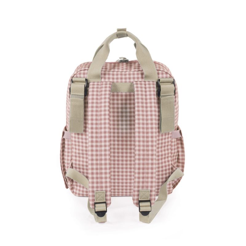 Walking Mum Rucksack Τσάντα Backpack Με Αλλαξιέρα I Love Vichy Pink