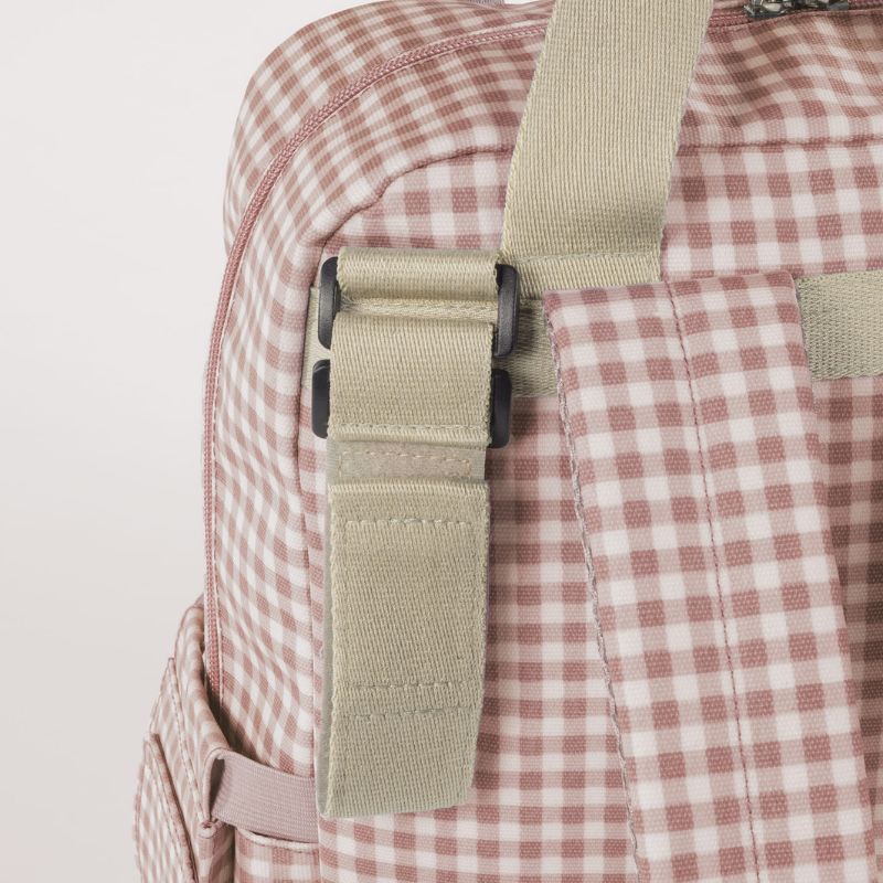 Walking Mum Rucksack Τσάντα Backpack Με Αλλαξιέρα I Love Vichy Pink