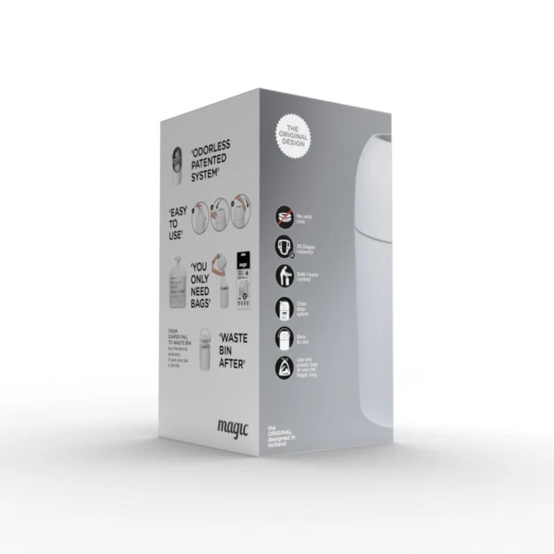 WeToo Magic Majestic Κάδος Απόρριψης Πάνας Μωρού Beige