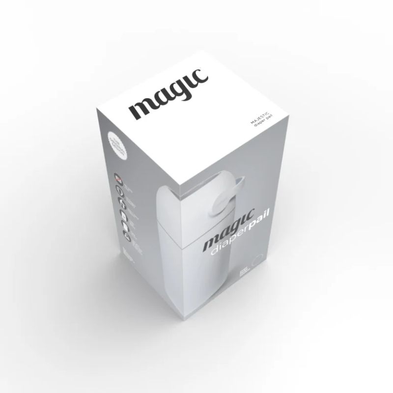 WeToo Magic Majestic Κάδος Απόρριψης Πάνας Μωρού Concrete