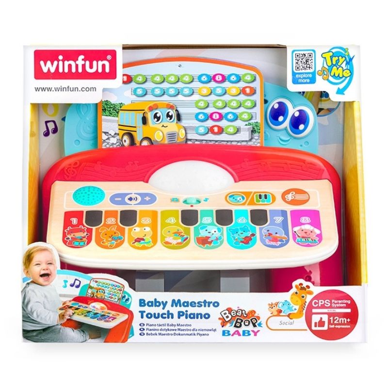 Winfun Μελωδικό Πιάνο Για 12+ Μηνών Baby Maestro Touch Piano