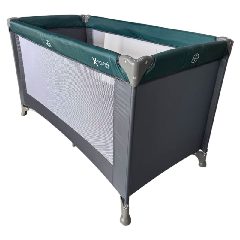 X-Treme Baby Παρκοκρέβατο 65cm * 125cm Grey / Olive