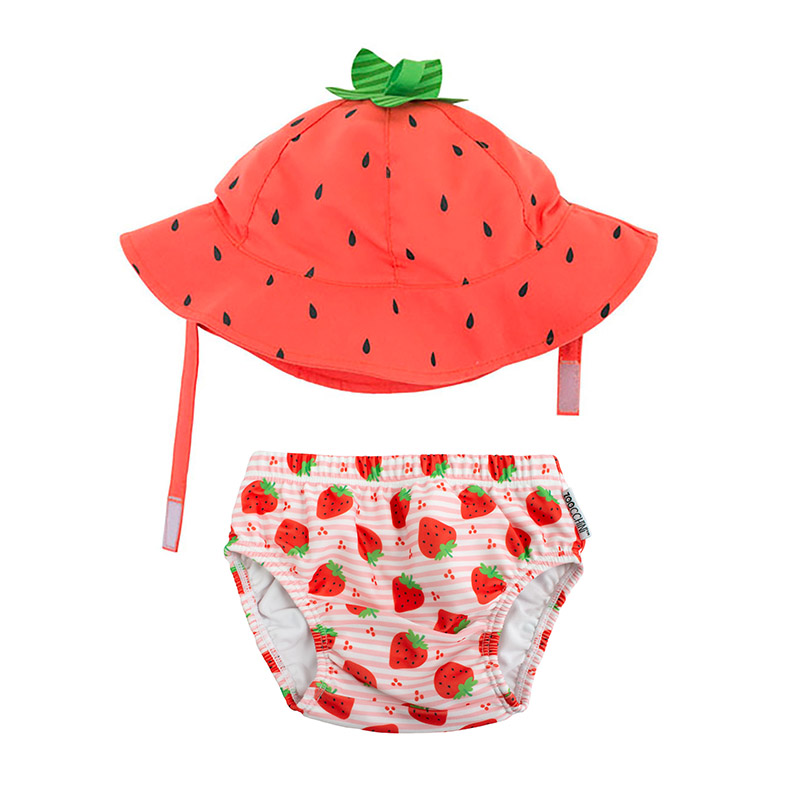 ZOOCCHINI Baby Swim Diper & Sun Hat Set l(12-18M)