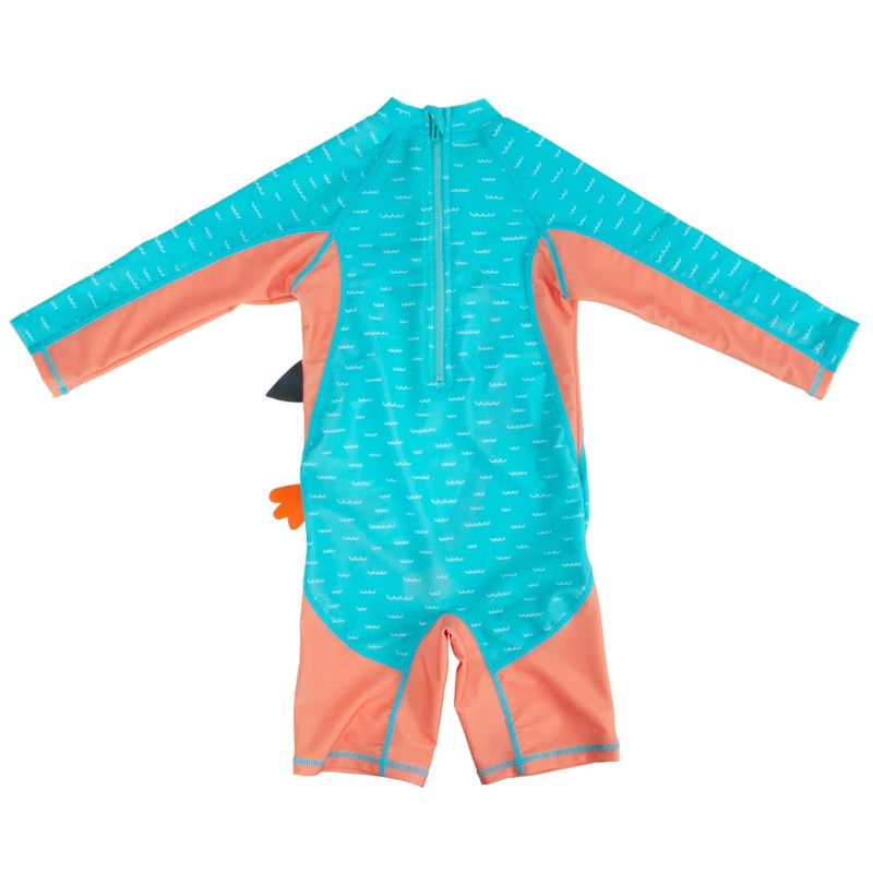 Zoocchini Αντιηλιακό Ολόσωμο Μαγιό Τύπου Surf με UPF 50+ Penguin