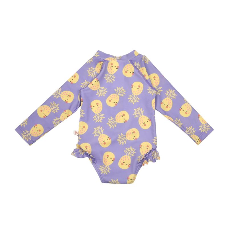 Zoocchini Αντιηλιακό Ολόσωμο Μαγιό με UPF 50+ Pineapple