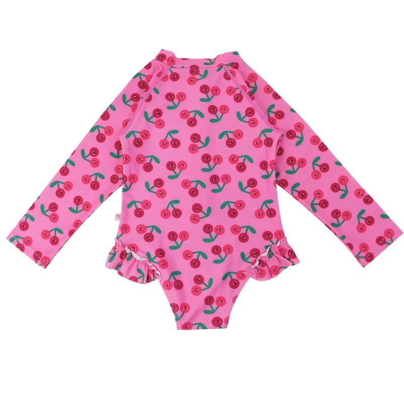 Zoocchini Αντιηλιακό Ολόσωμο Μαγιό με UPF 50+ Cherry