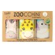 Zoocchini Σετ Οργανικά Εκπαιδευτικά Εσώρουχα 3 τμχ Zoo Friends