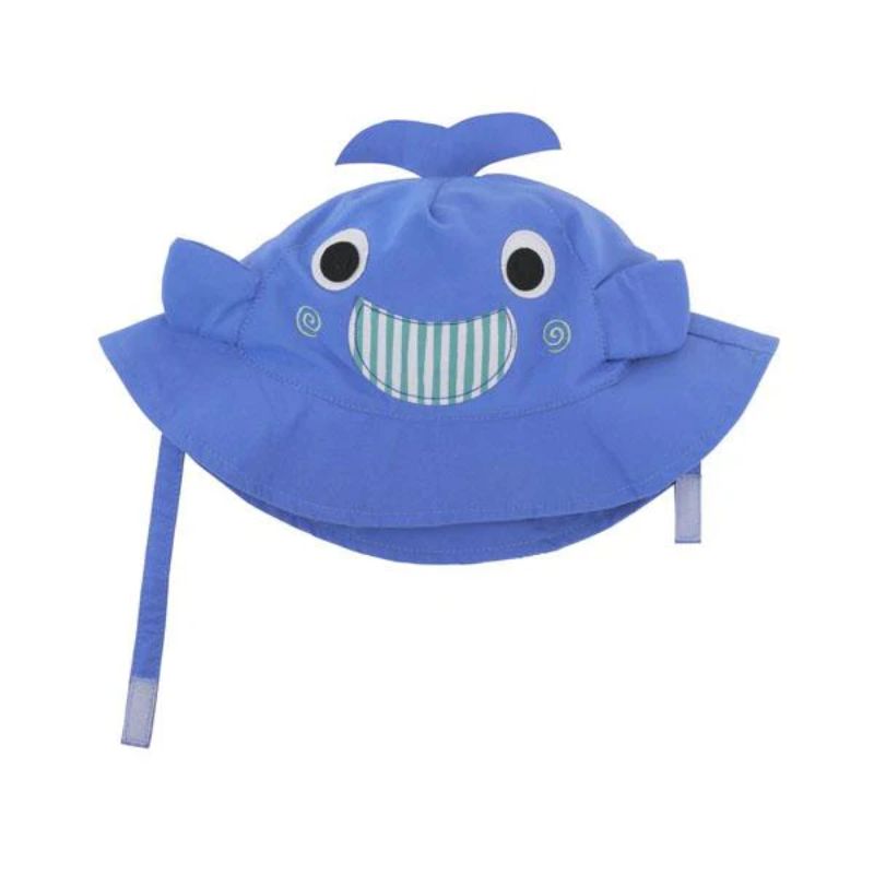Zoocchini Αντιηλιακό Καπέλο Bucket Με UPF 50+ Για 12-24 Μηνών Willy the Whale