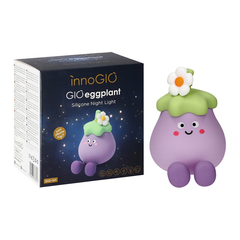 INNOGIO ΦΩΤΙΣΤΙΚΟ ΝΥΚΤΟΣ ΣΙΛΙΚΟΝΗΣ GIO EGGPLANT