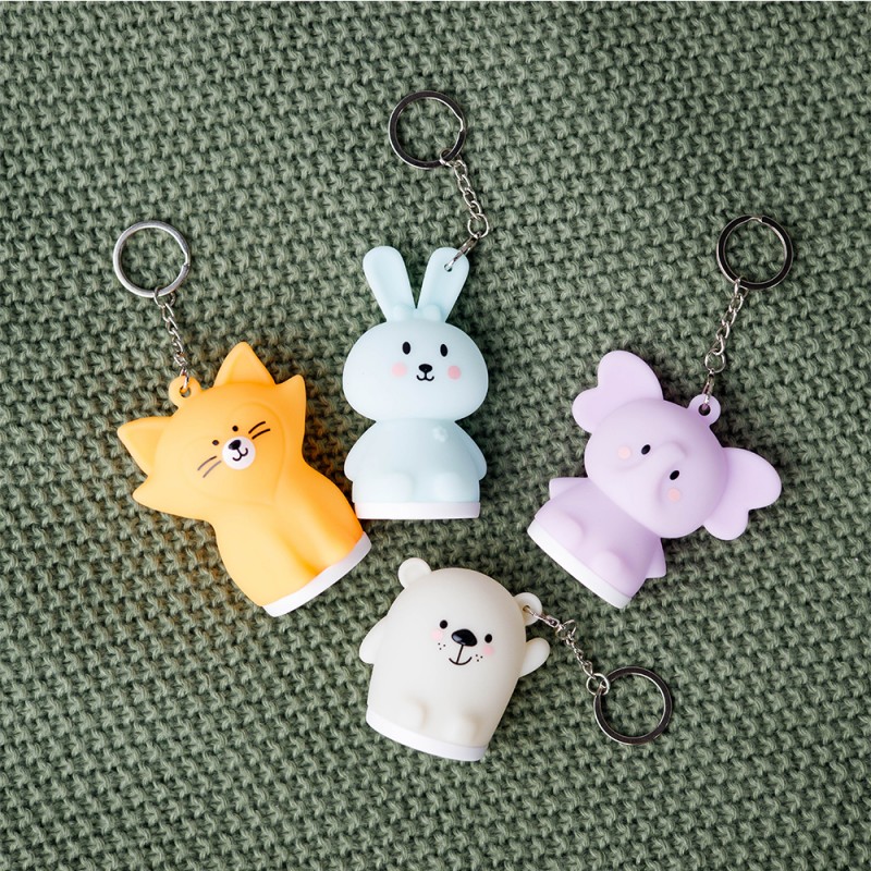INNOGIO ΜΠΡΕΛΟΚ ΦΩΤΑΚΙ ΣΙΛΙΚΟΝΗΣ GIOKEYRING BEAR