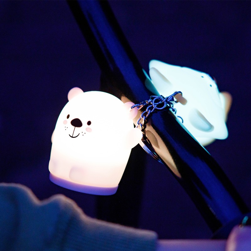 INNOGIO ΜΠΡΕΛΟΚ ΦΩΤΑΚΙ ΣΙΛΙΚΟΝΗΣ GIOKEYRING BEAR