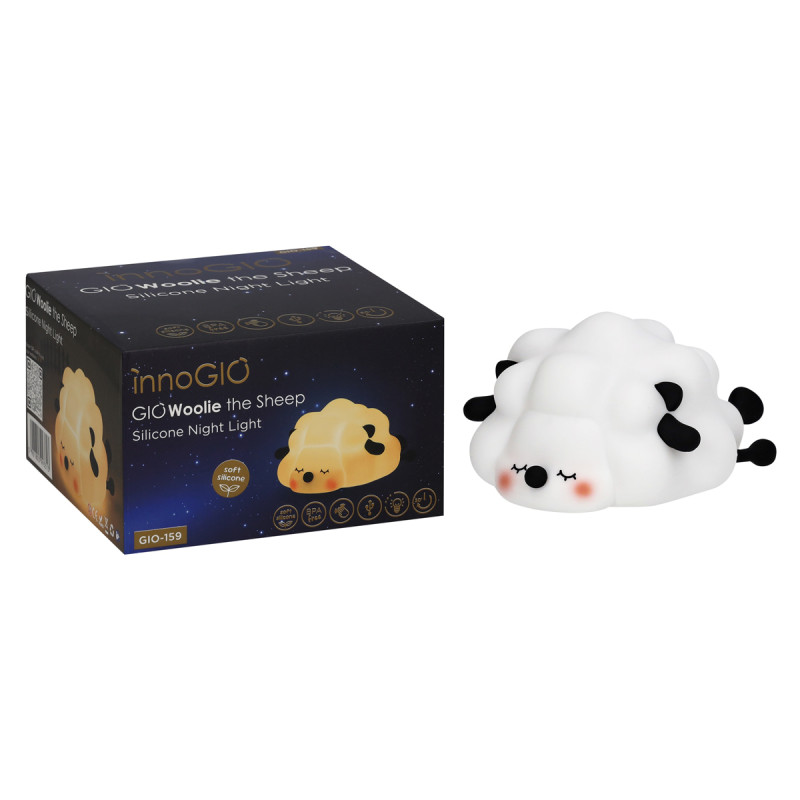 INNOGIO ΦΩΤΙΣΤΙΚΟ ΝΥΧΤΟΣ ΣΙΛΙΚΟΝΗΣ GIO WOOLIE THE SHEEP