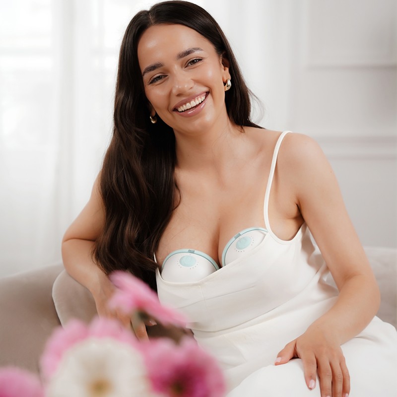 innoGio Giomum Line Premium Warm Φορητό Διπλό Θήλαστρο Μπαταρίας