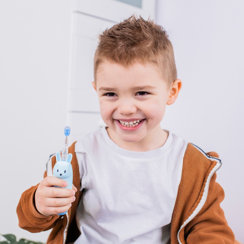 INNOGIO SONIC ΠΑΙΔΙΚΗ ΗΛΕΚΤΡΙΚΗ ΟΔΟΝΤΟΒΟΥΡΤΣΑ GIORABBIT BLUE