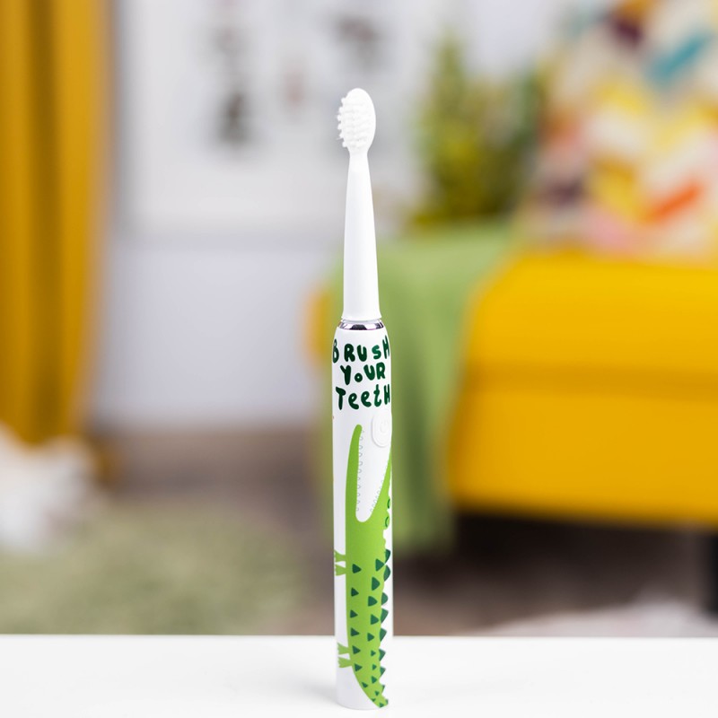 INNOGIO SONIC ΠΑΙΔΙΚΗ ΗΛΕΚΤΡΙΚΗ ΟΔΟΝΤΟΒΟΥΡΤΣΑ CROCODILE