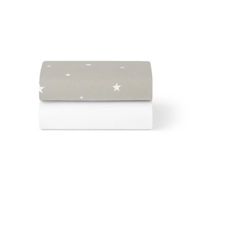 SNUZ ΣΕΤ ΣΕΝΤΟΝΙΑ 2 ΤΕΜΑΧΙΩΝ ΓΙΑ ΛΙΚΝΟ 44 x 80 cm - GREY/STAR