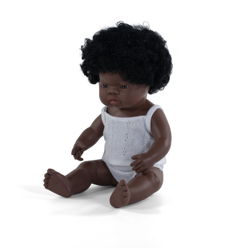 ΚΟΥΚΛΑ AFRICAN GIRL 38CM ΜΕ ΕΣΩΡΟΥΧΑ