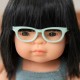 ΚΟΥΚΛΑ ASIAN GIRL ΜΕ ΓΥΑΛΙΑ 38 CM