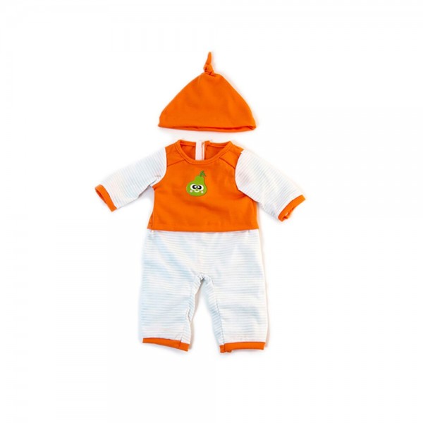 Miniland ΣΕΤ ΡΟΥΧΑ ΓΙΑ ΚΟΥΚΛΑ COLD WEATHER ORANGE PJS 38 CM
