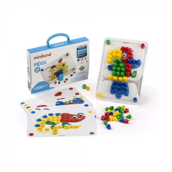 ΠΑΙΧΝΙΔΙ ΔΡΑΣΤΗΡΙΟΤΗΤΩΝ PEGS 100 ΤΜΧ PRIMARY COLOURS