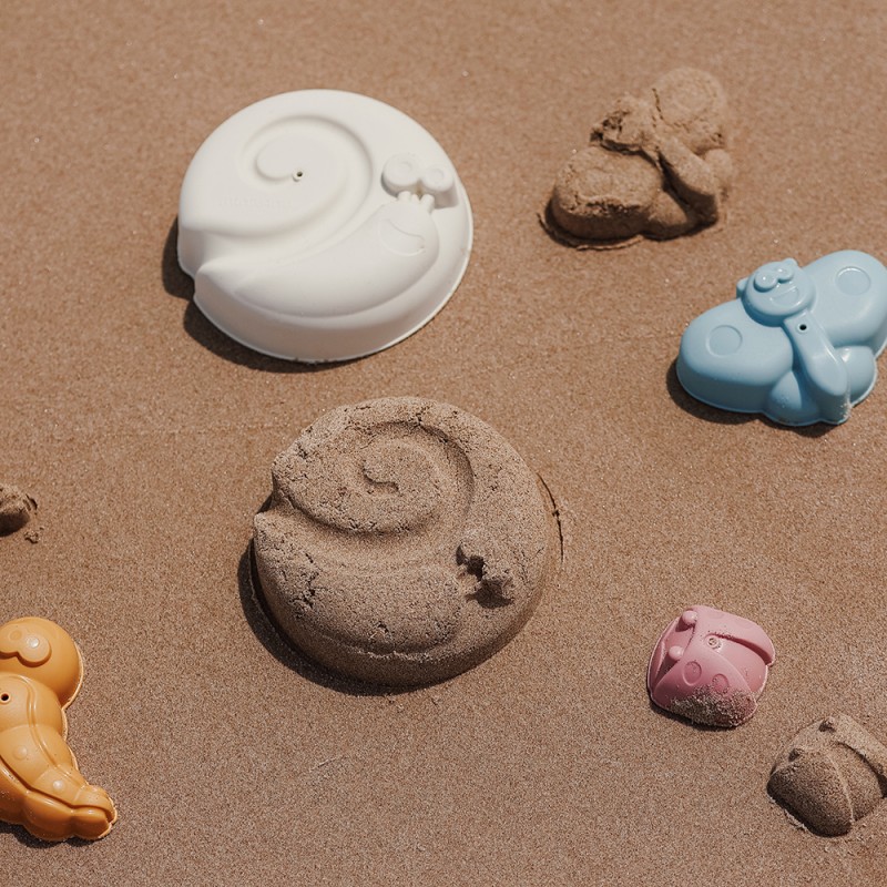 Miniland Eco Sand Σετ Καλούπια Παραλίας 4 τμχ Για 18-72 Μηνών Warm