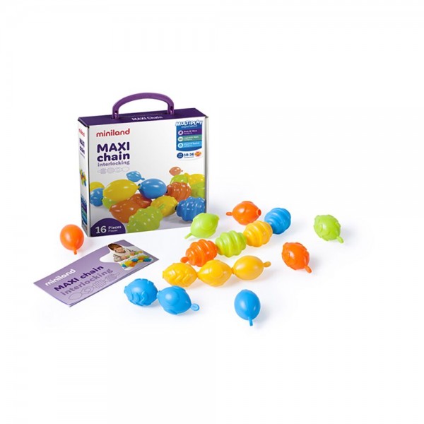 ΣΕΤ ΔΡΑΣΤΗΡΙΟΤΗΤΩΝ MAXICHAIN INTERLOCKING 16 PCS