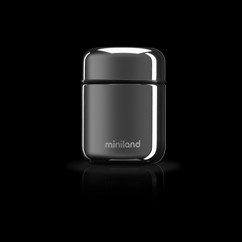 Miniland Deluxe Mini Θερμός Φαγητού Silver 280ml