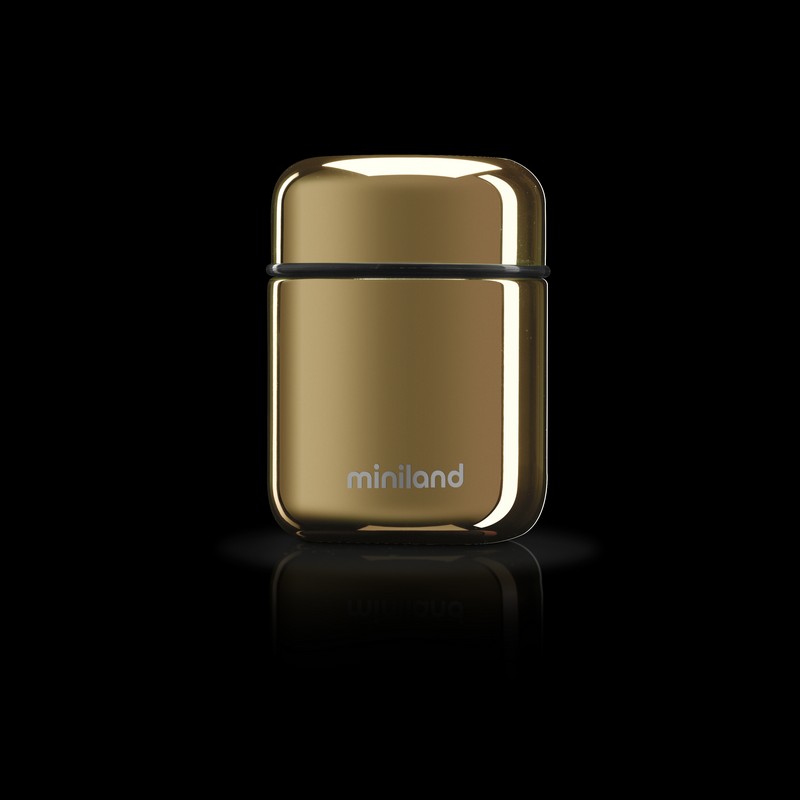 Miniland Deluxe Mini Θερμός Φαγητού Gold 280ml