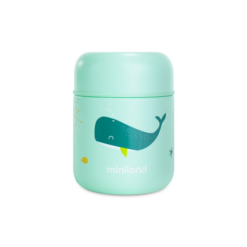 MINILAND FOOD THERMOS MINI 280 ML OCEAN WHALE