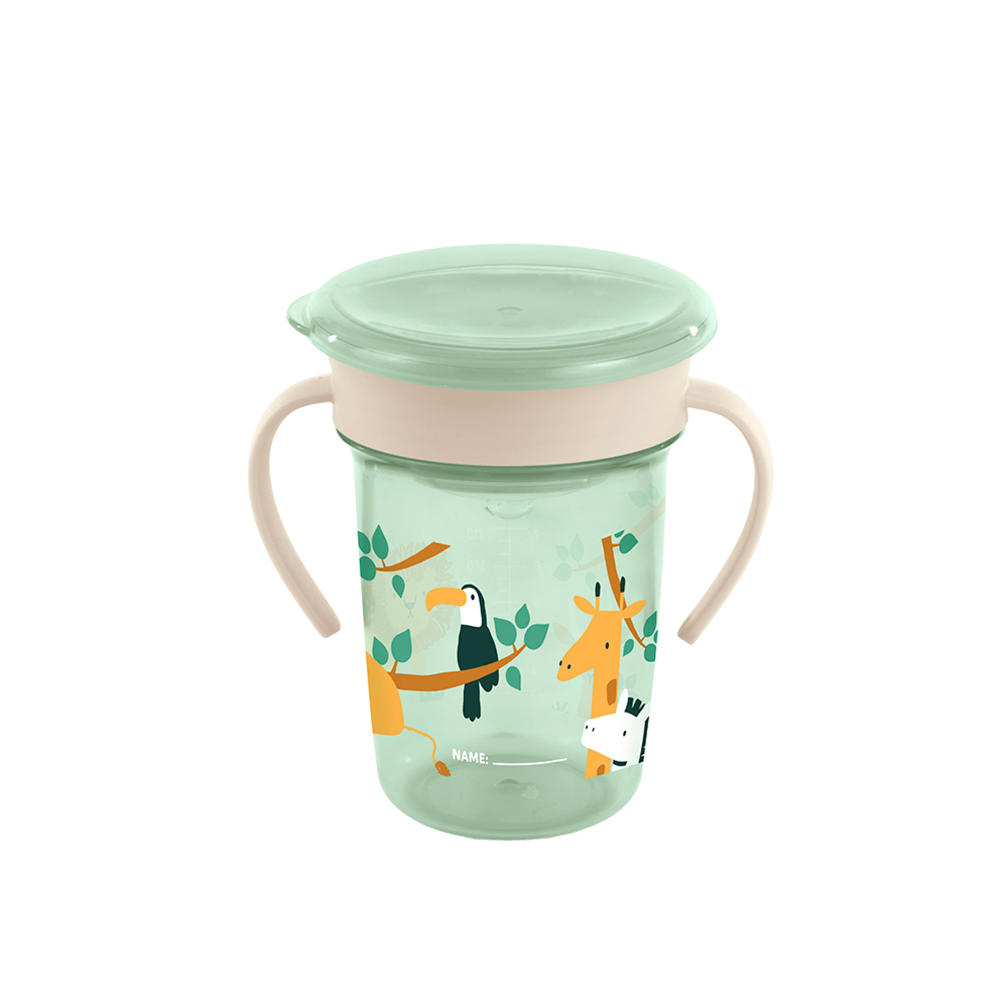 MINILAND ΠΑΙΔΙΚΟ ΠΟΤΗΡΑΚΙ 360 SIPPY CUP JUNGLE 270 ML
