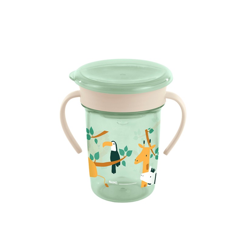 MINILAND ΠΑΙΔΙΚΟ ΠΟΤΗΡΑΚΙ 360 SIPPY CUP JUNGLE 270 ML