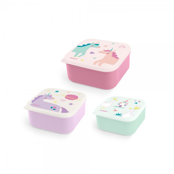 MINILAND ΣΕΤ ΠΑΙΔΙΚΑ ΔΟΧΕΙΑ ΦΑΓΗΤΟΥ SNACK BOX FANTASY