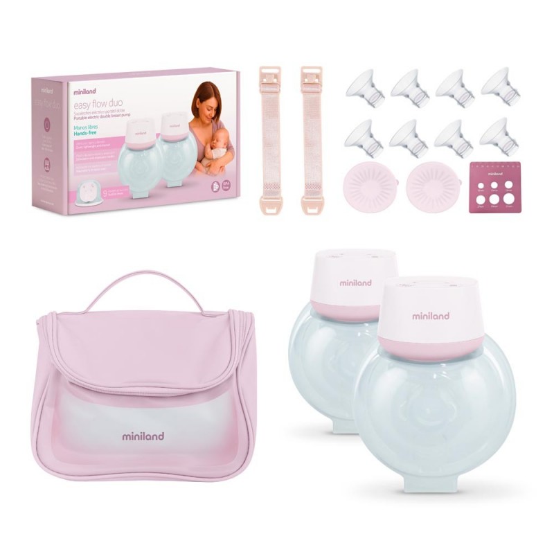 Miniland Easy Flow Duo Διπλό Φορητό Ηλεκτρικό Θήλαστρο