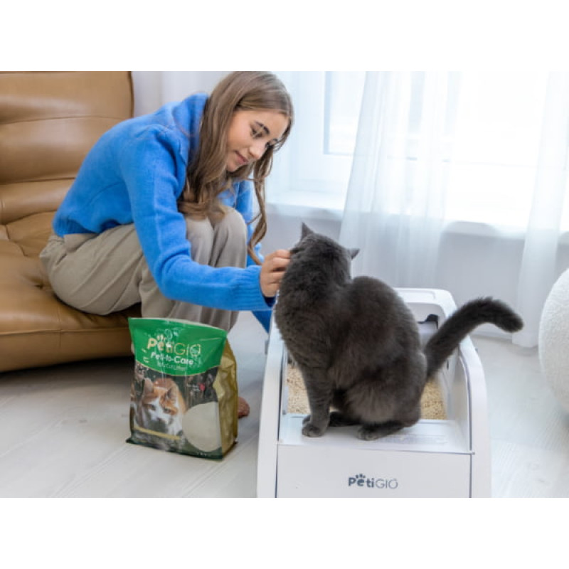 PETIGIO ΦΥΣΙΚΗ ΑΜΜΟΣ ΓΑΤΑΣ TOFU ΠΡΑΣΙΝΟ ΤΣΑΙ
