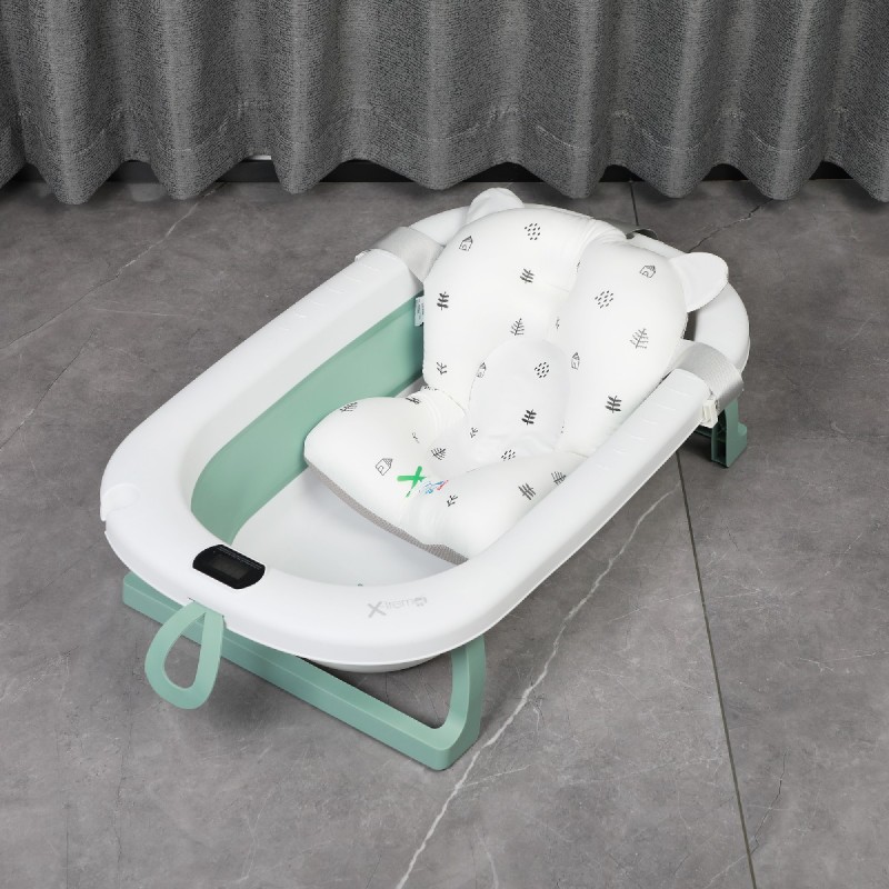 X-TREME BABY ΠΤΥΣΣΟΜΕΝΟ ΜΠΑΝΙΟ ΜΕ ΘΕΡΜΟΜΕΤΡΟ GREEN