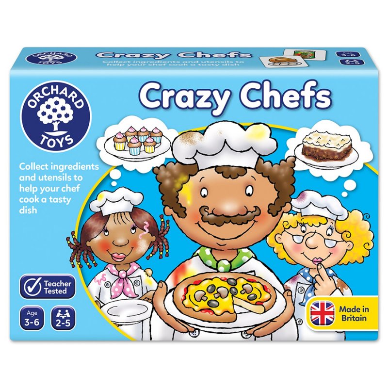 Orchard Toys Επιτραπέζιο Παιχνίδι Crazy Chefs Game