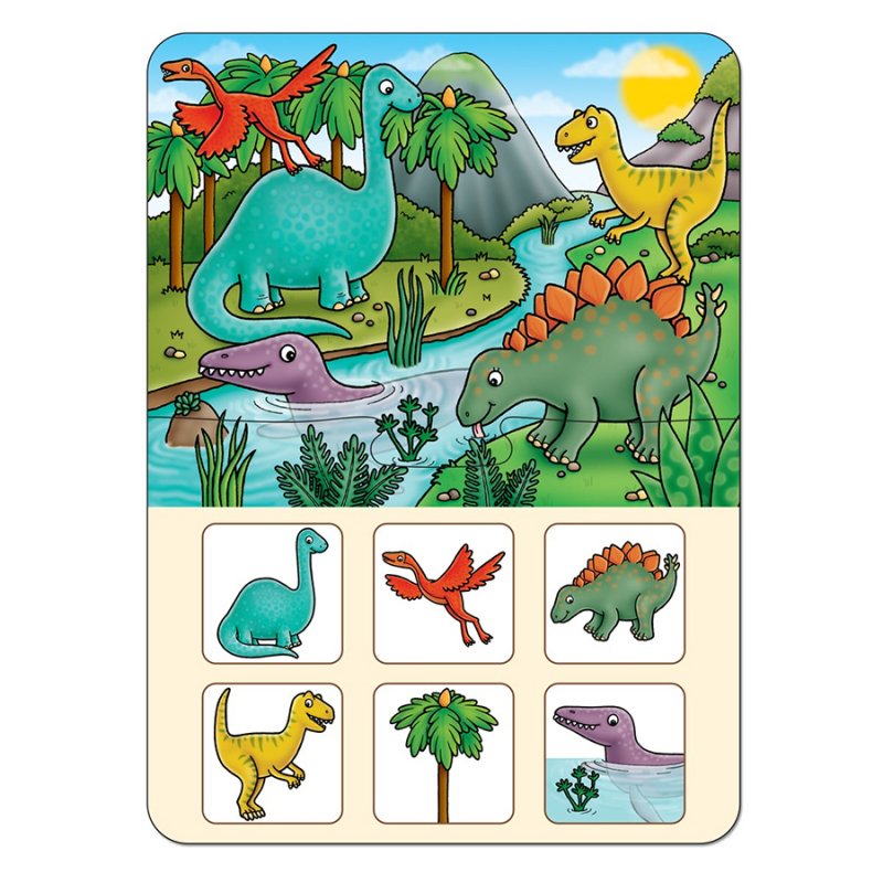 Orchard Toys Επιτραπέζιο Παιχνίδι Dinosaur Lotto Game