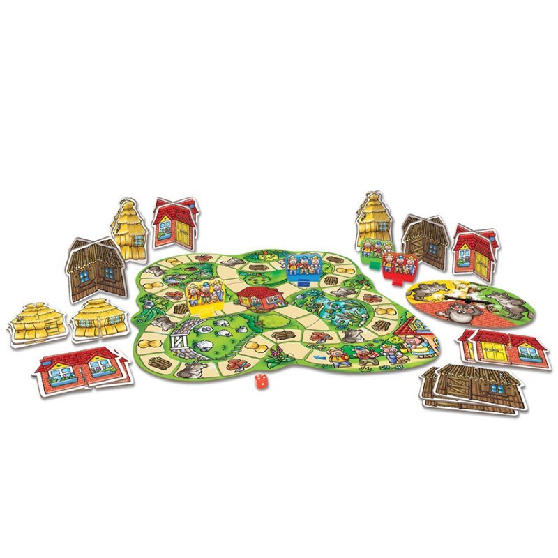 Orchard Toys Επιτραπέζιο Παιχνίδι Three Little Pigs Game
