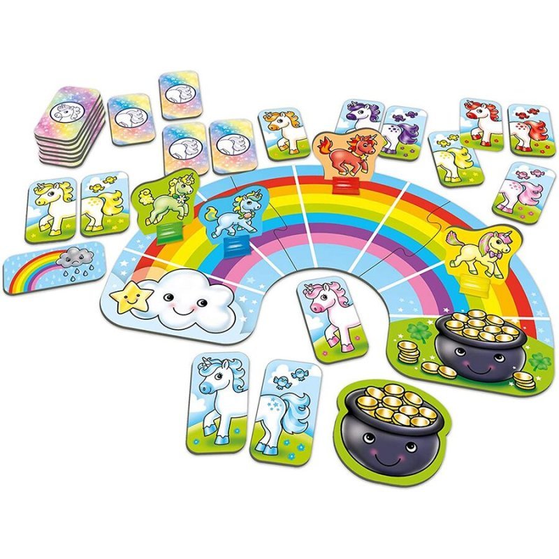 Orchard Toys Επιτραπέζιο Παιχνίδι Rainbow & Unicorns