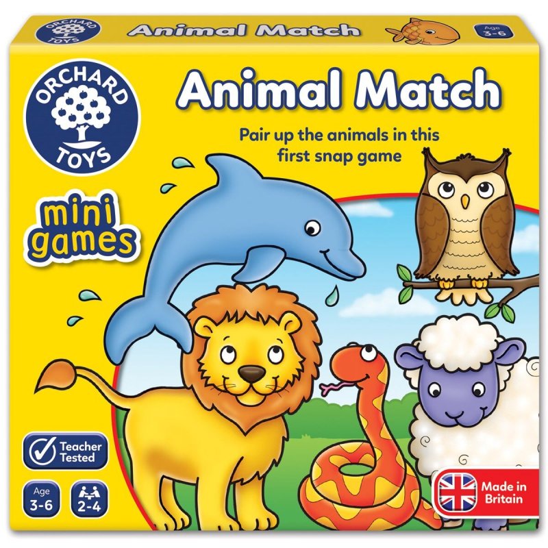 Orchard Toys Επιτραπέζιο Παιχνίδι Animal Match