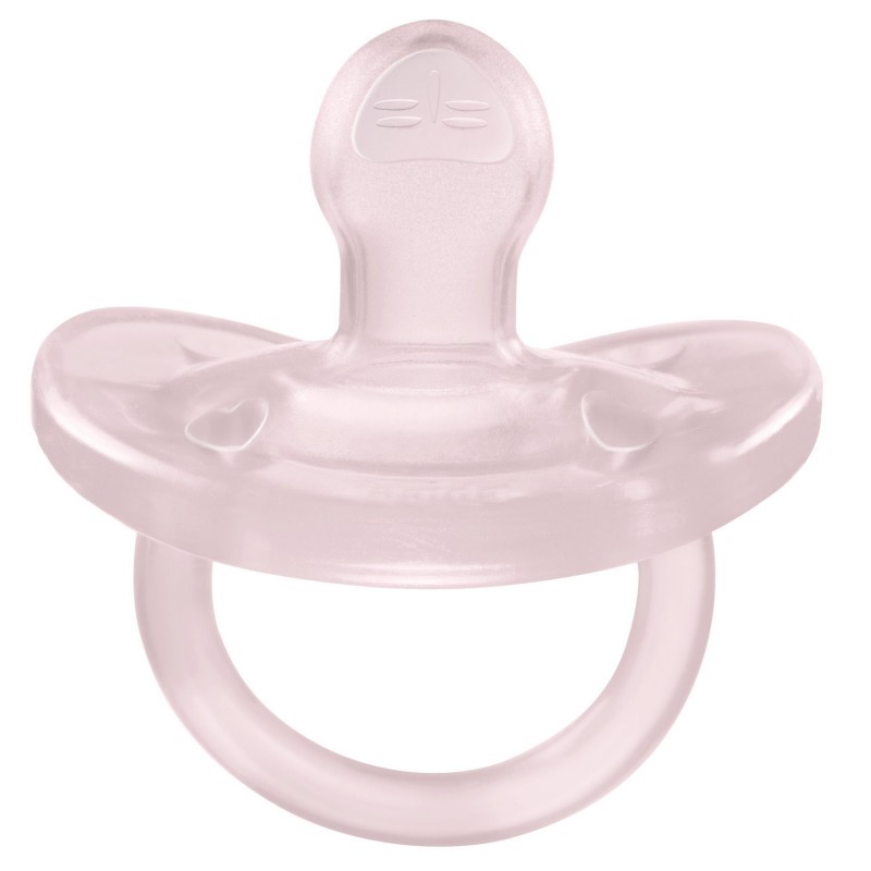 Chicco Πιπίλα Όλο Σιλικόνη PhysioForma Soft Ροζ Για 0-6 Μηνών