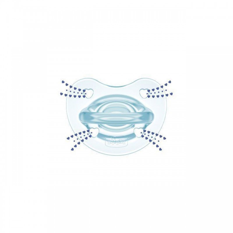 Chicco Πιπίλα Όλο Σιλικόνη PhysioForma Soft Ροζ Για 0-6 Μηνών