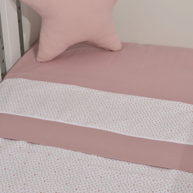 Oliver Baby Des.402 Σεντόνια Λίκνου Σετ 2τ -75x110-100% Βαμβάκι Σάπιο Μήλο