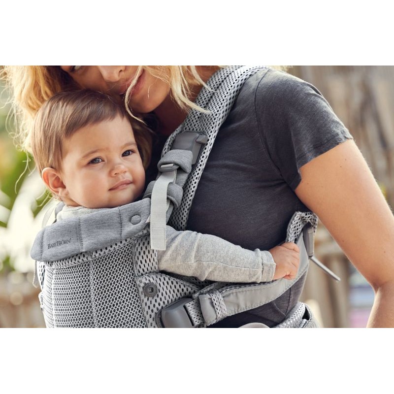 Babybjorn Baby Carrier μάρσιπος Harmony Mesh Silver