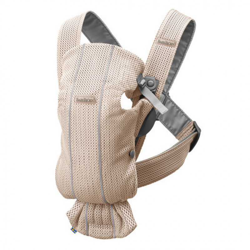 BabyBjorn Μάρσιπος Mini 3D Mesh Pearly pink