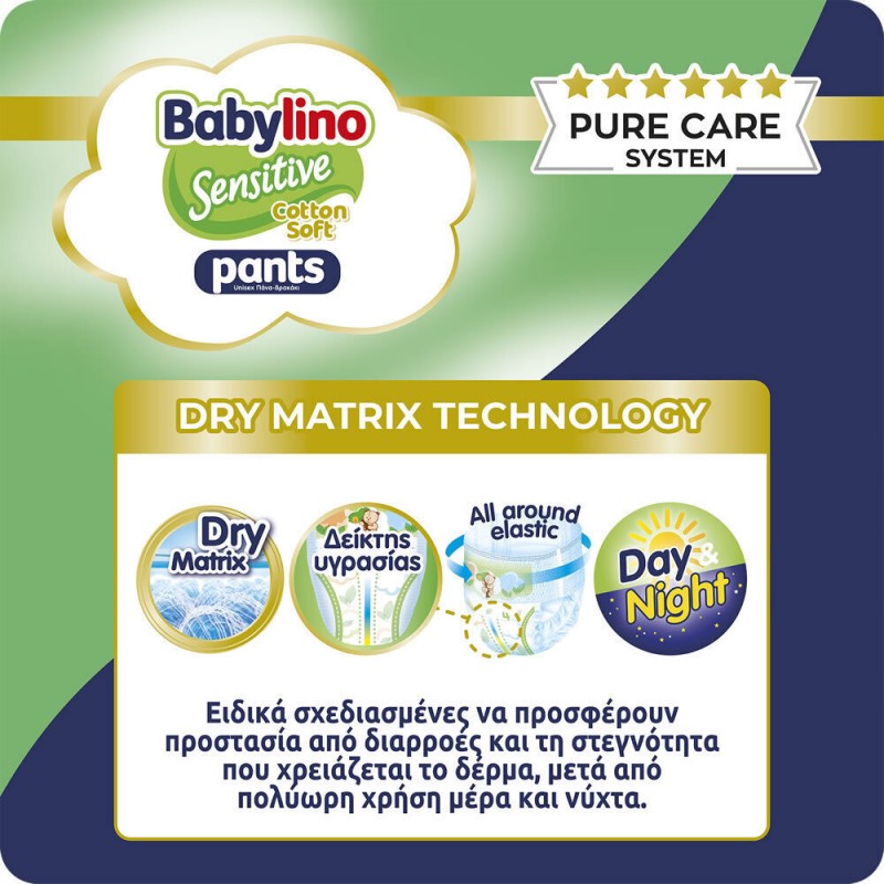 BABYLINO PANTS (COTTON SOFT) ECON UNI N7 15-25KG/28 TEM BABYLINO PANTS (COTTON SOFT) ECON UNI N7 15-25KG/28 TEM