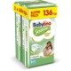 Babylino Πάνες με Αυτοκόλλητο Sensitive Cotton Soft Monthly Pack No. 1 για 2-5kg 136τμχ Babylino Πάνες με Αυτοκόλλητο Sensitive Cotton Soft Monthly Pack No. 1 για 2-5kg 136τμχ
