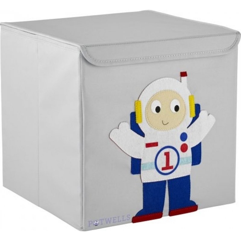 Potwells Κουτί Αποθήκευσης Astronaut 33x32x32 cm 