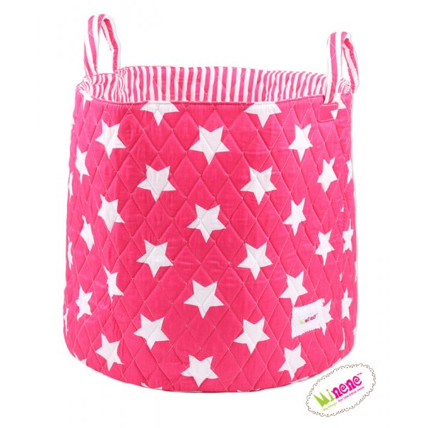 Minene Καλάθι Αποθήκευσης Φούξια Αστέρια